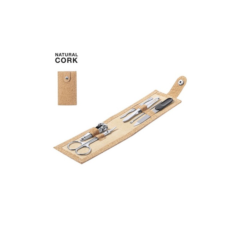Set de Manucure Éco-responsable et Pratique Personnalisé Treisy Matières : liège