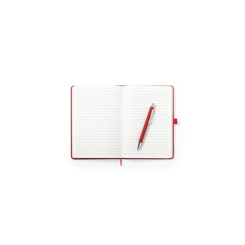 Bloc Notes Personnalisé Éco-responsable Objet Publicitaire - Robin Matières : PU Couleurs : bleu goodies personnalisé en stock