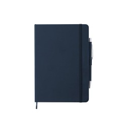 Bloc Notes Personnalisé Éco-responsable Objet Publicitaire - Robin Matières : PU Couleurs : bleu 2