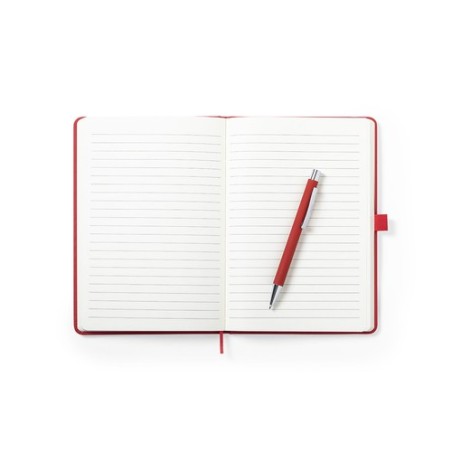 Bloc Notes Personnalisé Éco-responsable Objet Publicitaire - Robin Matières : PU Couleurs : bleu marine objet promo petit budget