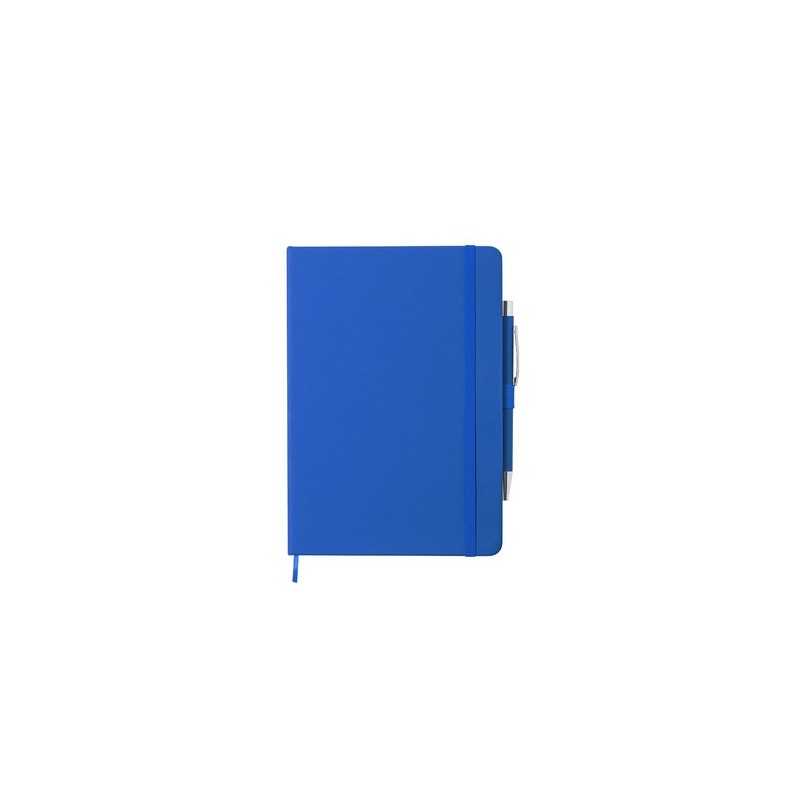 Bloc Notes Personnalisé Éco-responsable Objet Publicitaire - Robin Matières : PU Couleurs : bleu marine objet promotionnel éco-r