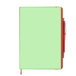 Bloc Notes Personnalisé Éco-responsable Objet Publicitaire - Robin Matières : PU Couleurs : blanc goodies personnalisé en stock