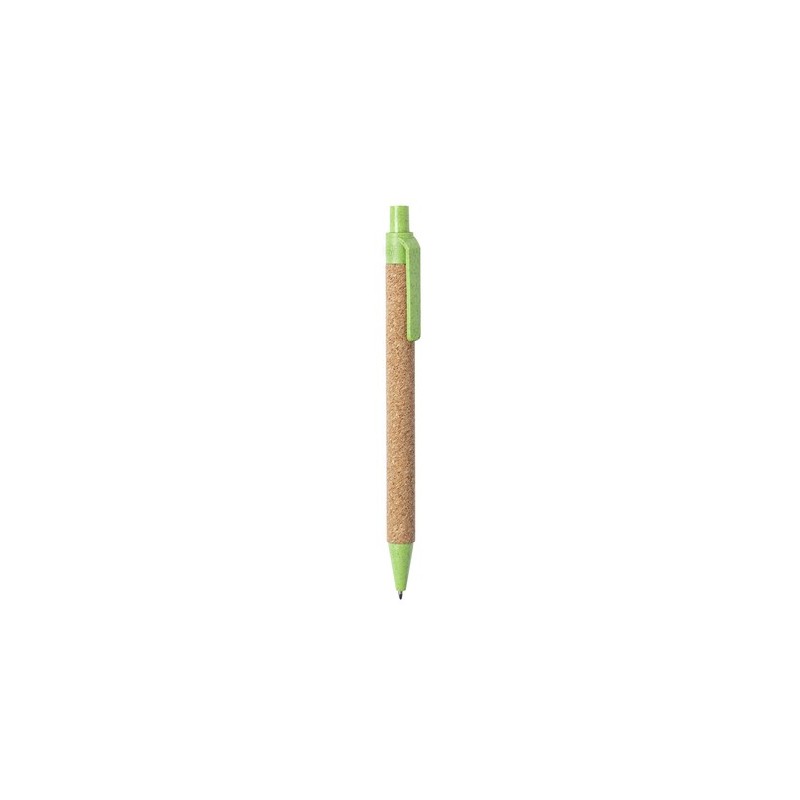 Stylo Éco-responsable Personnalisé pour Cadeau d'Entreprise - Yarden Matières : liège Couleurs : bleu clair objet promotionnel é