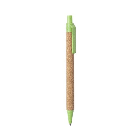 Stylo Éco-responsable Personnalisé pour Cadeau d'Entreprise - Yarden Matières : liège Couleurs : vert goodies publicitaire événe