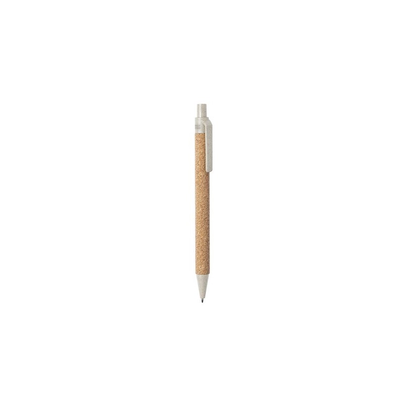Stylo Éco-responsable Personnalisé pour Cadeau d'Entreprise - Yarden Matières : liège Couleurs : vert impression haute définitio