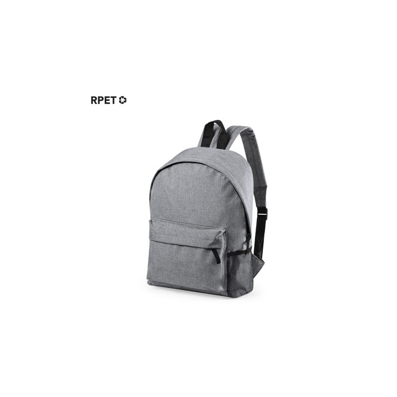 Sac à Dos Éco-responsable et Pratique Personnalisé pas cher - Caldy Couleurs : noir Matières : polyester recyclé cadeau entrepri