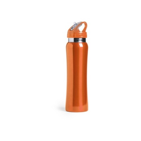 Bidon en acier personnalisé - Smaly Matières : acier inoxydable Couleurs : rouge personnalisation sur mesure