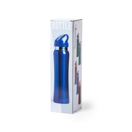 Bidon en acier personnalisé - Smaly Matières : acier inoxydable Couleurs : rouge accessoire événementiel unique