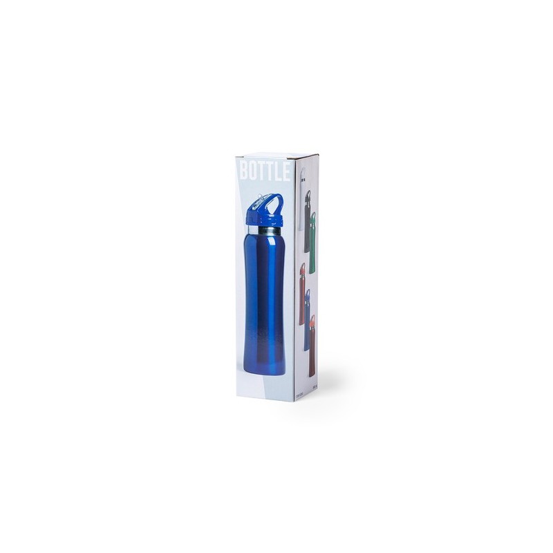 Bidon en acier personnalisé - Smaly Matières : acier inoxydable Couleurs : rouge objet promo petit budget