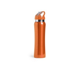 Bidon en acier personnalisé - Smaly Matières : acier inoxydable Couleurs : noir objet promo petit budget