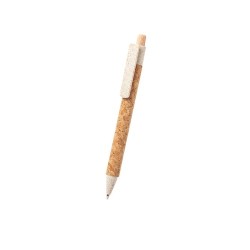 Stylo Éco-responsable Personnalisé Clover Matières : liège Couleurs : naturel