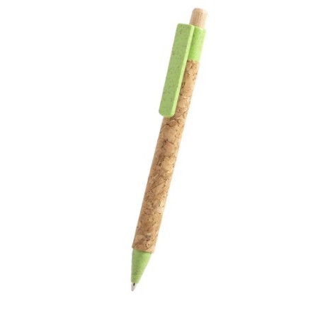Stylo Éco-responsable Personnalisé Clover Matières : liège Couleurs : naturel cadeau collaborateur premium