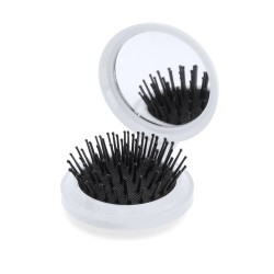 Brosse Personnalisée avec Miroir Éco-responsable - Glance Objets Publicitaires Couleurs : blanc