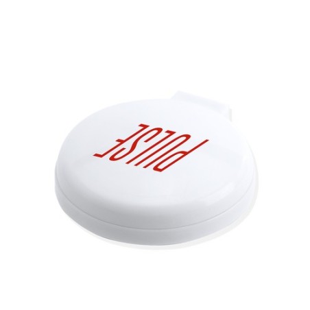 Brosse Personnalisée avec Miroir Éco-responsable - Glance Objets Publicitaires Couleurs : blanc personnalisable avec votre logo