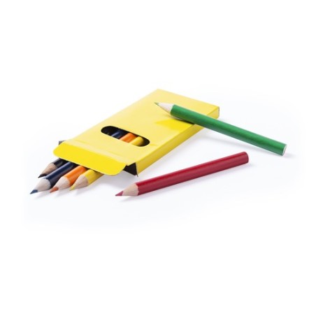Boîte à crayons personnalisée  - Garten Matières : carton Couleurs : jaune accessoire événementiel unique