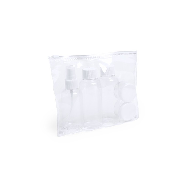 Nécessaire de Voyage Personnalisé avec Accessoires - Flaut Matières : polypropylène (PP) Couleurs : blanc