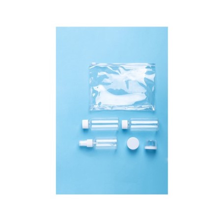 Nécessaire de Voyage Personnalisé avec Accessoires - Flaut Matières : polypropylène (PP) Couleurs : blanc cadeau entreprise pas 