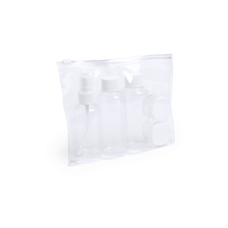 Nécessaire de Voyage Personnalisé avec Accessoires - Flaut Matières : polypropylène (PP) Couleurs : blanc impression haute défin