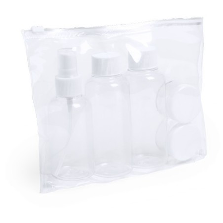 Nécessaire de Voyage Personnalisé avec Accessoires - Flaut Matières : polypropylène (PP) Couleurs : blanc impression haute défin