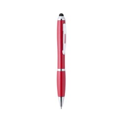 Stylo Multifonction Personnalisé Coloré Stylet Bille Zeril Couleurs : rouge objet promotionnel éco-responsable