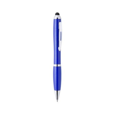 Stylo Multifonction Personnalisé Coloré Stylet Bille Zeril Couleurs : bleu objet publicitaire robuste