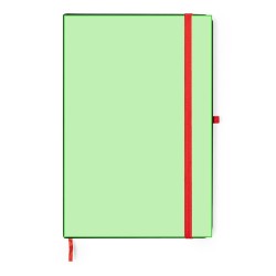 Carnet Personnalisable Éco-responsable Bloc Notes Kefron Matières : PU Couleurs : vert clair personnalisable avec votre logo