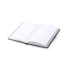 Carnet Personnalisable Éco-responsable Bloc Notes Kefron Matières : PU Couleurs : bleu marquage couleur éclatante