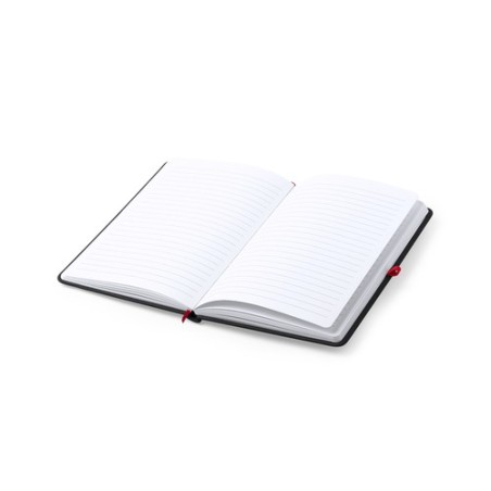 Carnet Personnalisable Éco-responsable Bloc Notes Kefron Matières : PU Couleurs : rouge cadeau affaires élégant