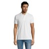 Polo personnalisé homme en polycoton 200g - PRIME MEN Matières : PET Taille textile : XL Couleurs : blanc goodies publicitaire é