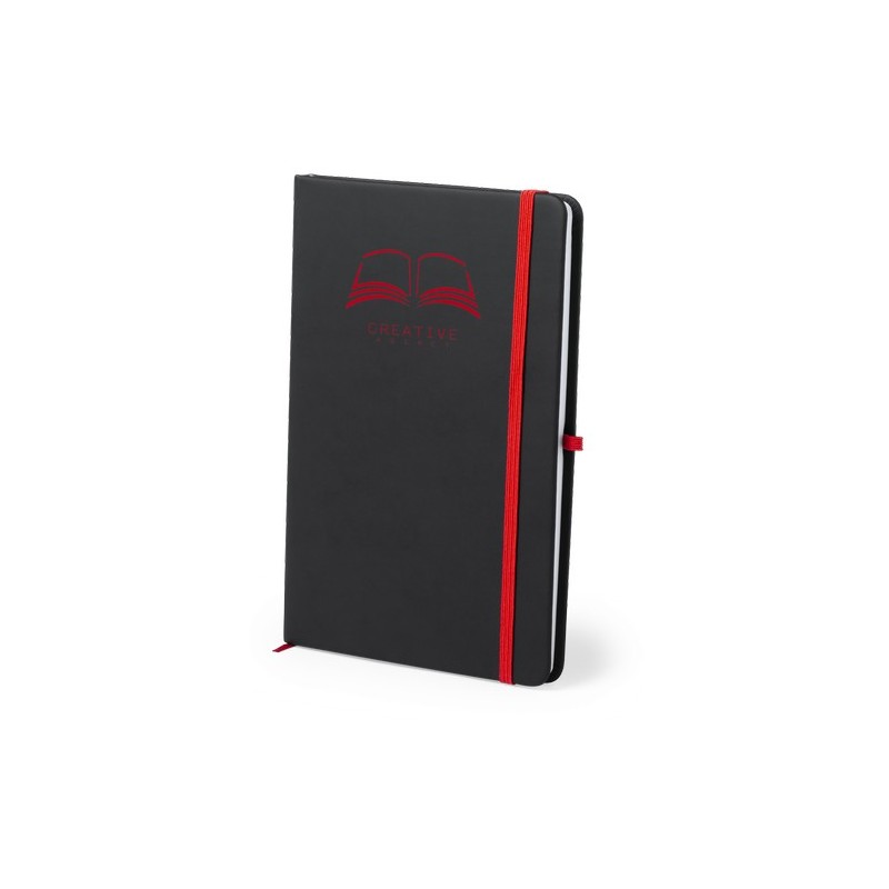Carnet Personnalisable Éco-responsable Bloc Notes Kefron Matières : PU Couleurs : argenté personnalisation rapide en France