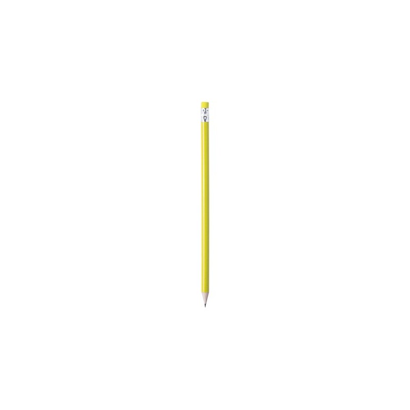 Crayon Personnalisé Publicitaire Melart - Objets Éco-responsables Matières : bois Couleurs : jaune