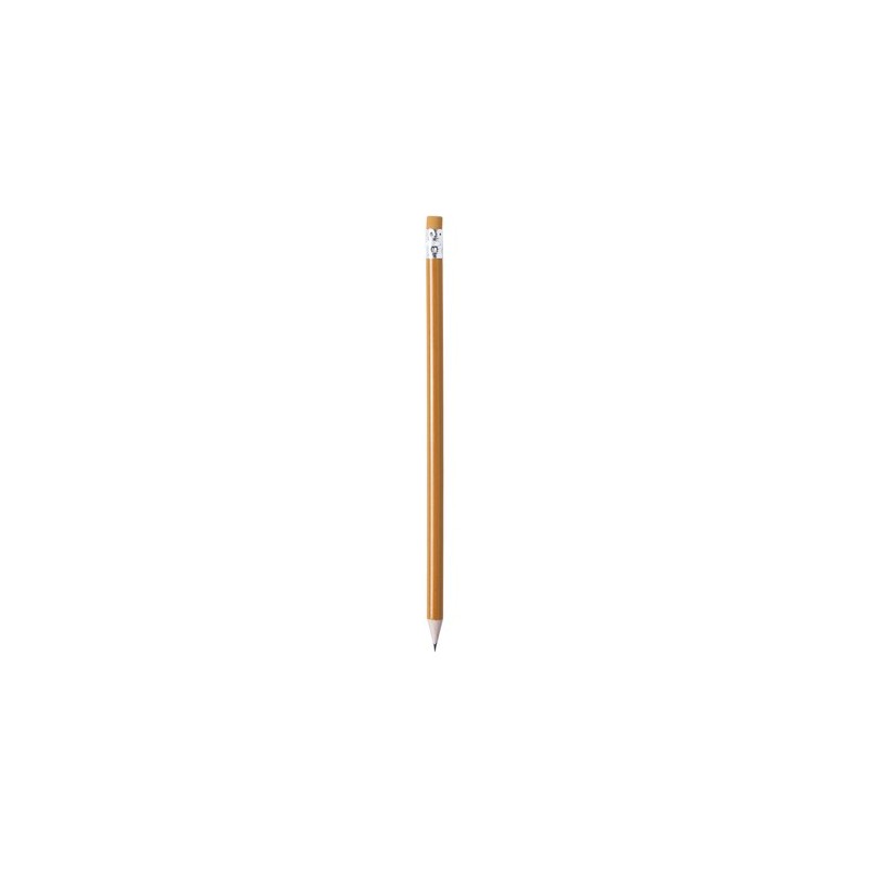 Crayon Personnalisé Publicitaire Melart - Objets Éco-responsables Matières : bois Couleurs : jaune cadeau affaires élégant