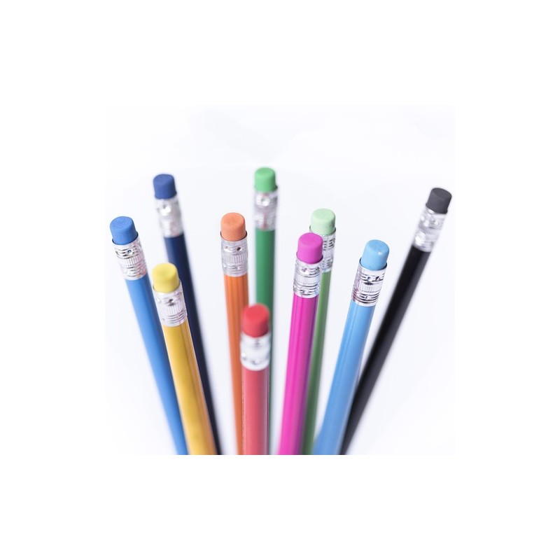 Crayon Personnalisé Publicitaire Melart - Objets Éco-responsables Matières : bois Couleurs : vert personnalisable avec votre log
