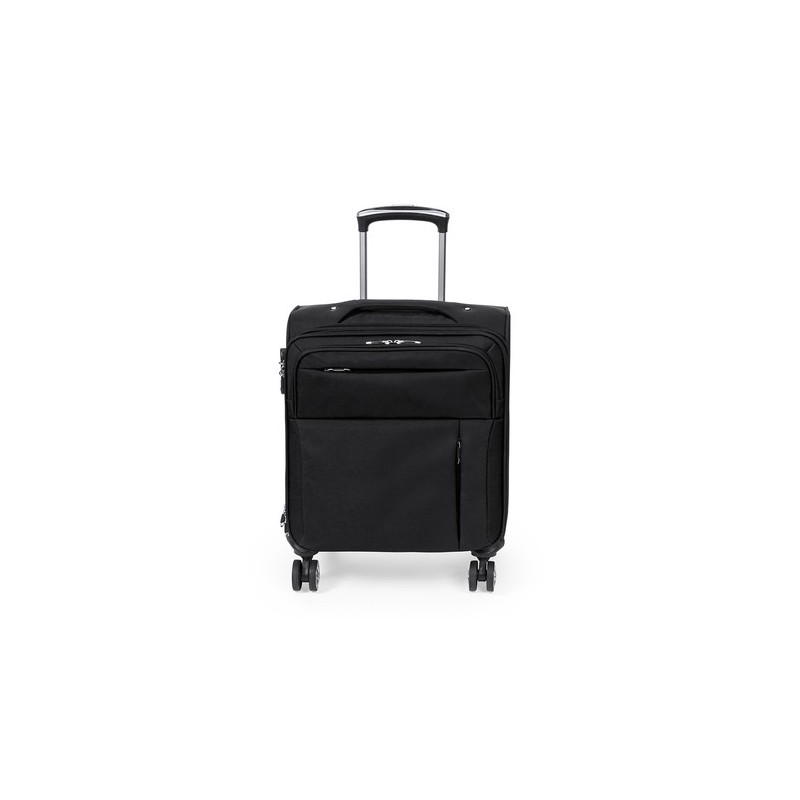Trolley Pratique Éco-responsable Personnalisé Élégant - Zoidel Matières : nylon Couleurs : bleu marine cadeau collaborateur prem