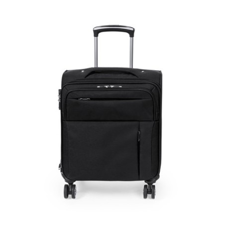 Trolley Pratique Éco-responsable Personnalisé Élégant - Zoidel Matières : nylon Couleurs : bleu marine cadeau collaborateur prem