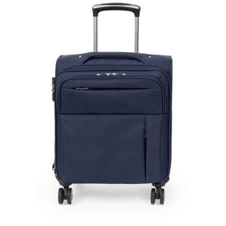 Trolley Pratique Éco-responsable Personnalisé Élégant - Zoidel Matières : nylon Couleurs : bleu marine personnalisable avec votr