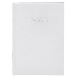 Agenda pas cher personnalisé Canek Matières : PU Couleurs : blanc