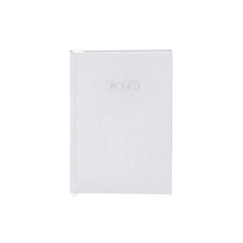 Agenda pas cher personnalisé Canek Matières : PU Couleurs : blanc