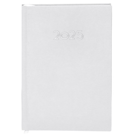 Agenda pas cher personnalisé Canek Matières : PU Couleurs : blanc