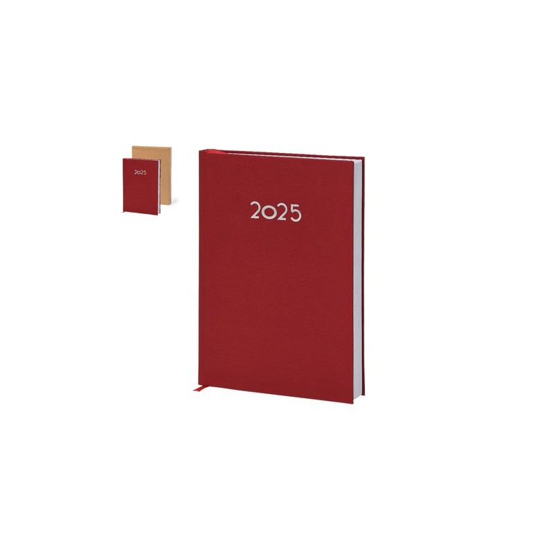 Agenda pas cher personnalisé Canek Matières : PU Couleurs : blanc impression logo haute qualité