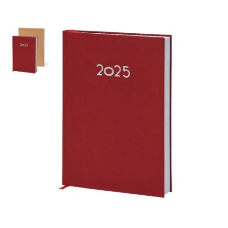 Agenda pas cher personnalisé Canek Matières : PU Couleurs : blanc impression logo haute qualité
