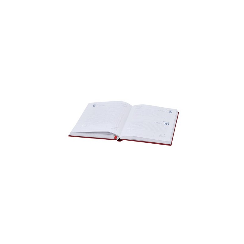 Agenda pas cher personnalisé Canek Matières : PU Couleurs : blanc personnalisation sur mesure