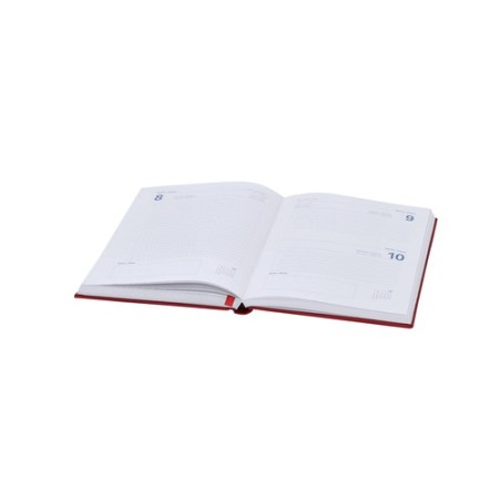 Agenda pas cher personnalisé Canek Matières : PU Couleurs : blanc personnalisation sur mesure