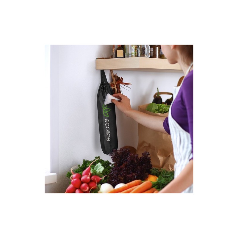 Sac Éco-responsable de Recyclage Personnalisé Doxen - Pratique et Économique Matières : polyester Couleurs : bleu impression log