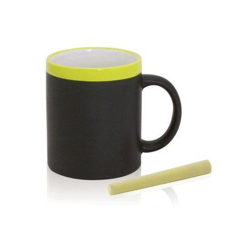 Mug en Céramique Personnalisé Colorful Matières : céramique Couleurs : jaune cadeau entreprise pas cher