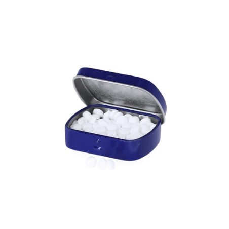 Distributeur personnalisé de bonbons pas cher Genex Matières : métal Couleurs : blanc objet promotionnel éco-responsable