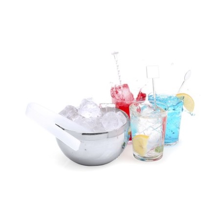 Pinces personnalisées pour bar - Kubits Couleurs : blanc cadeau entreprise pas cher