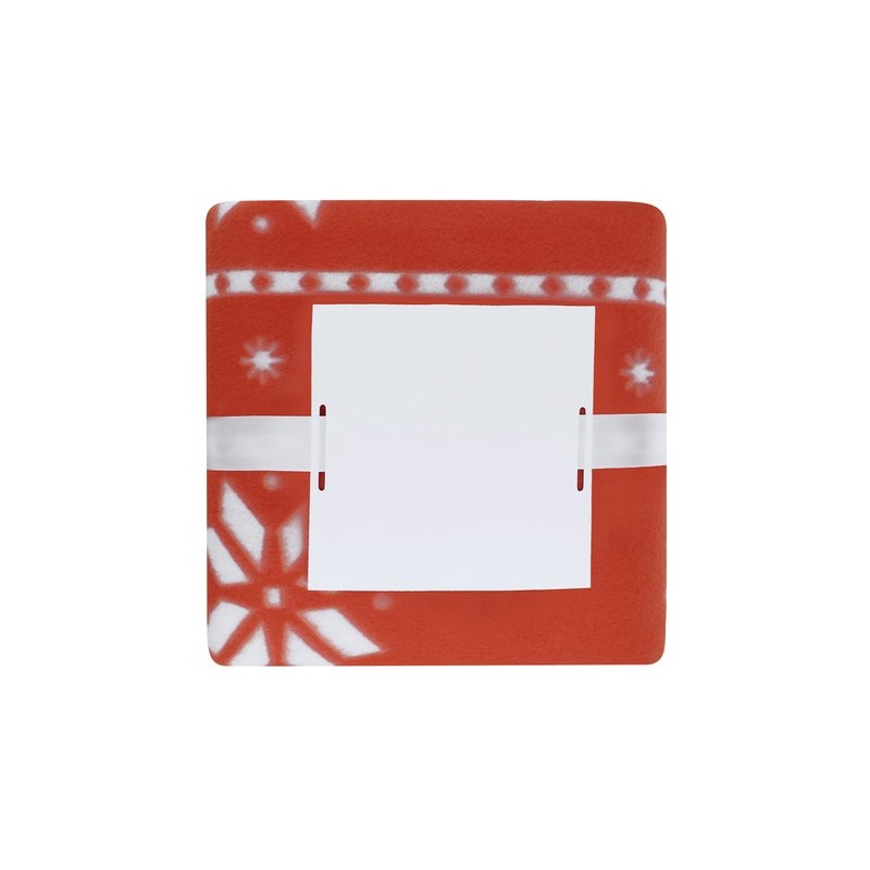 Couverture personnalisée pas cher Yalanny Couleurs : rouge Matières : polyester recyclé personnalisable avec votre logo