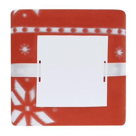 Couverture personnalisée pas cher Yalanny Couleurs : rouge Matières : polyester recyclé personnalisable avec votre logo