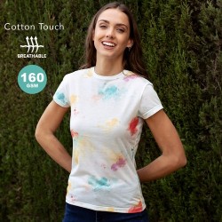 T-Shirt Femme Personnalisé Confortable et Stylé pas cher Hearvin Matières : coton Taille textile : XL 2